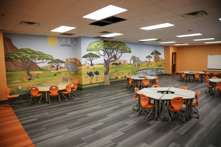 Savanna Theme, Permanent Classroom, Kennedale ISD